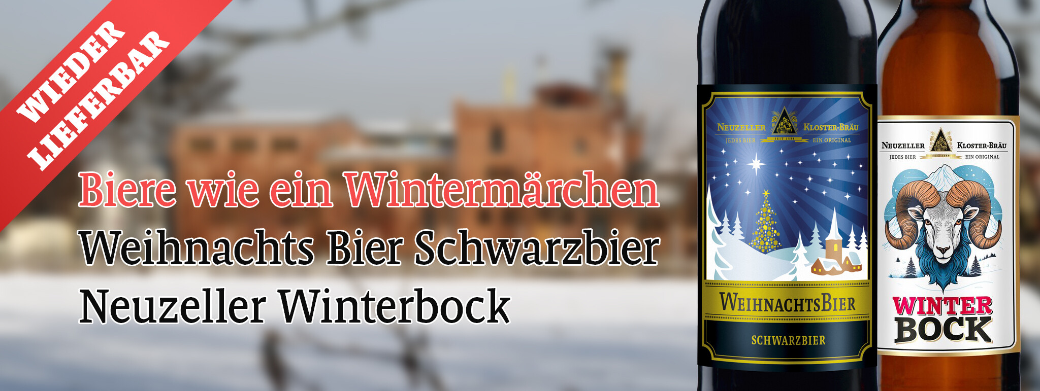 Weihnachtsbier lieferbar