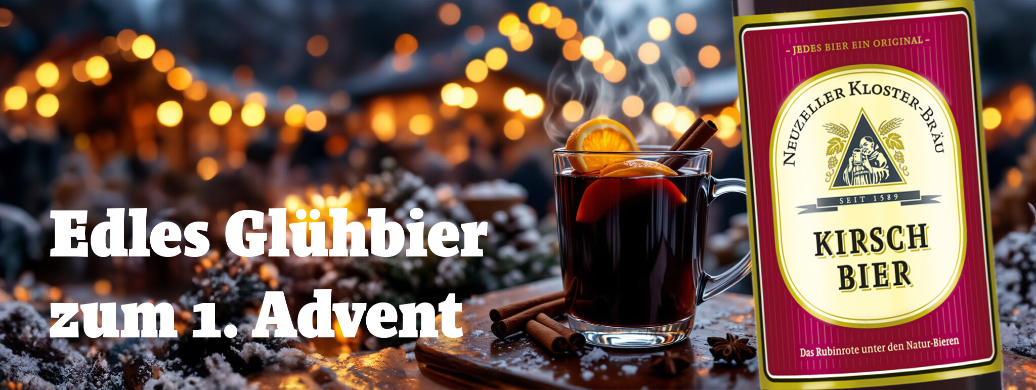 Glühbier zum 1. Advent