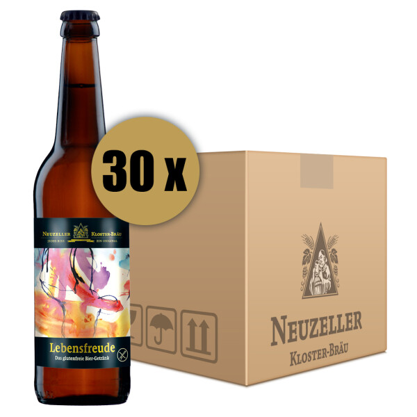 Karton Lebensfreude mit 30 Flaschen je 0,5 Liter