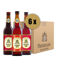Mix-Karton (je 2 Flaschen Kirsch-Himbeer-Erdbeer Bier)