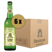 Karton Gurkenbrause mit 06 Flaschen je 0,5 Liter