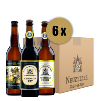 Karton mit verschiedenen Sorten 06 Flaschen je 0,5 Liter