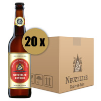 Karton Neuzeller Rotbier mit 20 Flaschen je 0,5 Liter