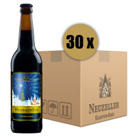 Karton Weihnachts Bier Schwarzbier mit 30 Flaschen je 0,5...